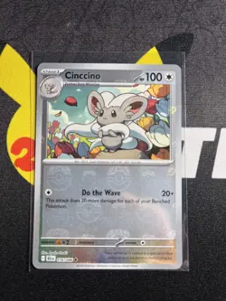 Pokemon TCG S&V Black Bolt: Cinccino 076/086 - Masterball - Image 1