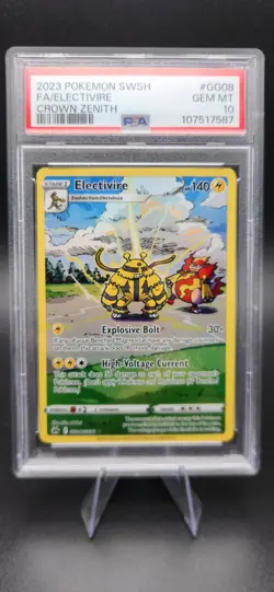 🫘Pokemon TCG Electivire GG08/GG70 CZ: Crown Zenith PSA Gem Mint 10🫘 - Image 1