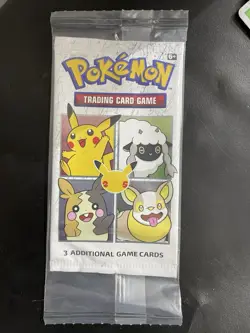 7 Pokemon 25th Anniversary General Mills Cereal Booster Packs - Image 1