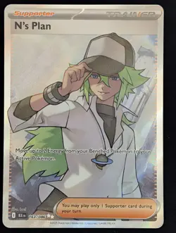 N's Plan - (163/086) SV: Black Bolt Pokemon NM - Image 1
