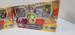 Lot of 2 Pokemon TCG Sun And Moon New Trainer Kits: Lycanroc & Alolan Raichu - Image 3