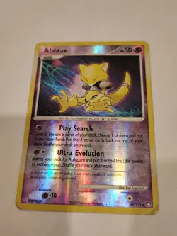 Abra LV.8 - Mysterious Treasures - 69/123 - Reverse Holo Pokemon TCG - Image 1
