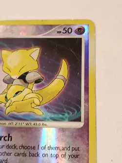 Abra LV.8 - Mysterious Treasures - 69/123 - Reverse Holo Pokemon TCG - Image 3