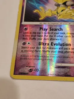 Abra LV.8 - Mysterious Treasures - 69/123 - Reverse Holo Pokemon TCG - Image 5