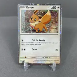 Pokemon TCG Destined Rivals Eevee SVP 200 Blister Promo Cosmo - Heart Swirl #1 - Image 1