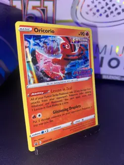 Oricorio SWSH168 Holographic Stamped Black Star Promo Pokemon TCG Near Mint - Image 2