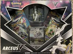 ✅ SEALED Pokemon TCG Arceus V Figure Collection Cosmic Eclipse Brilliant Stars - Image 1