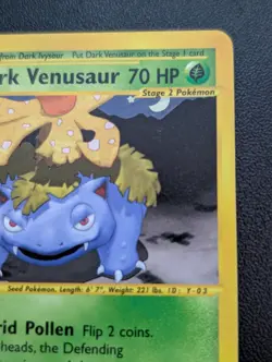 Pokemon TCG Dark Venusaur Best of Game 7/9 Regular Promo Promo - Image 3