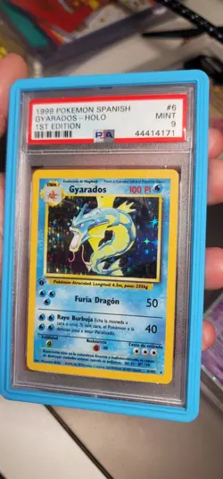 1999 Pokemon Spanish Gyarados Holo 1st Edition PSA 9 Mint - Image 1