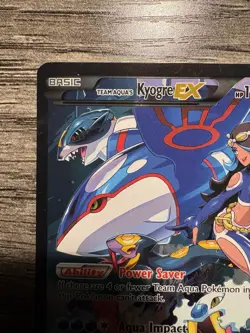 Pokemon TCG Team Aqua's Kyogre-EX Double Crisis Holo Card 6/34 NM - Image 4
