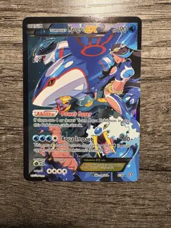 Pokemon TCG Team Aqua's Kyogre-EX Double Crisis Holo Card 6/34 NM - Image 5