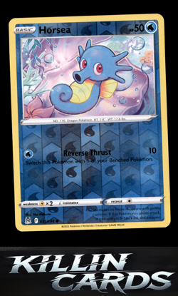 Reverse Holofoil Horsea 035/196 Pokemon Common SWSH11: Lost Origin Card NM - Image 1