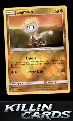 Reverse Holofoil Jangmo-o 52/70 Pokemon Common Dragon Majesty Card NM - Image 1
