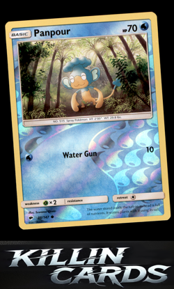 Reverse Holofoil Panpour 36/147 Pokemon Common SM - Burning Shadows Card NM - Image 1