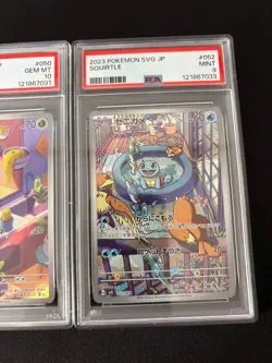 2023 Pokemon Card Set Bulbasaur Charmander Squirtle PSA 10 GEM MT AR - Image 4