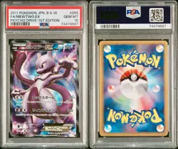 PSA 10 Mewtwo EX 055 1st Edition Pokemon Card Gem Mint - Image 3