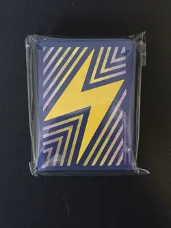 65 Ct Surging Sparks ETB Lightning Bolt Card Sleeves Sealed Pokemon - Image 1