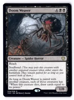 Doom Weaver NM* Commander Innistrad Crimson Vow 034/038 mtg -UnltdCards - Image 1