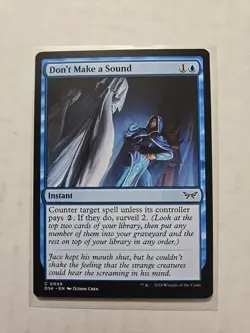 Don't Make a Sound - Duskmourn - LP - MTG Magic - Common - Instant - Image 1