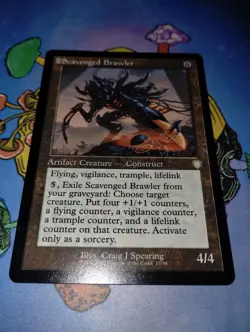 MTG Scavenged Brawler Retro Frame Brothers War Commander NM - Image 1