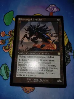 MTG Scavenged Brawler Retro Frame Brothers War Commander NM - Image 3