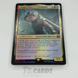 Cloud, Planet's Champion FOIL 0552 - MTG Magic The Gathering Final Fantasy FIN - Image 2