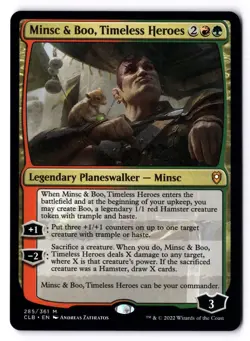 Minsc & Boo, Timeless Heroes NM* Commander Baldurs Gate 285/361 mtg -UnltdCards - Image 1