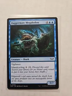 Daggermaw Megalodon - Duskmourn - LP - MTG Magic - Common - Creature - Image 1