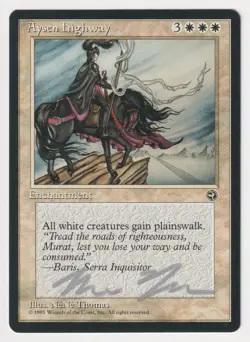 Silver Signed Aysen Highway LP Homelands Artist NeNe Thomas MTG Reserved List! - Image 1