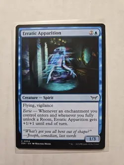 Erratic Apparition - Duskmourn - LP - MTG Magic - Common - Creature - Image 1