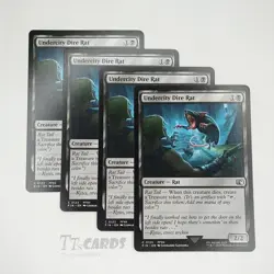 UNDERCITY DIRE RAT 123 C x4 Playset 4x MTG Magic The Gathering Final Fantasy FIN - Image 1