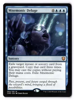 Mnemonic Deluge NM* Commander Legends ENGLISH 082/361 mtg -UnltdCards - Image 1