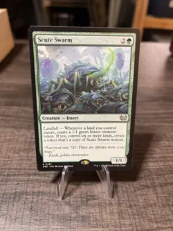 1 x Scute Swarm - Commander: Duskmourn: House of Horror - NM-Mint - MTG - Image 1