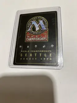 Cataclysm Rare 1998 MTG World Championship Edition SIGNED - Image 2