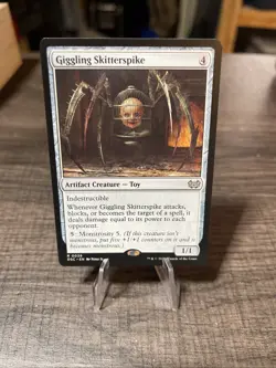 Giggling Skitterspike [Duskmourn: House of Horror Commander] Magic MTG - Image 1