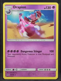 Drapion #55/156 SM - Ultra Prism Normal Rare Pokemon - LP - Image 1