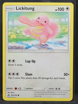 Lickitung #102/156 SM - Ultra Prism Normal Common Pokemon - LP1 - Image 1