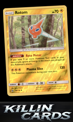 Reverse Holofoil Rotom 50/156 Pokemon Uncommon SM - Ultra Prism Card NM - Image 1
