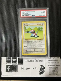 Pokemon Porygon Shadowless Base Set PSA 6🔥🔥🔥 Mint - Image 2
