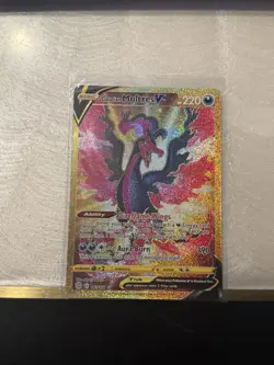 Pokemon TCG Galarian Moltres V (Secret) 183/172 Swsh09: Brilliant Stars Holo NM - Image 1
