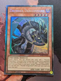 Thunder Dragondark RA03-EN018 Collector’s Rare 1st Edition YuGiOh TCG - Image 1