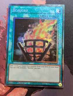 Bonfire RA03-EN073 Collector’s Rare 1st Edition YuGiOh TCG Card - Image 1