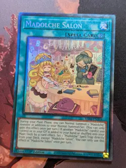 Madolche Salon RA03-EN069 Collector’s Rare 1st Edition YuGiOh TCG Card - Image 1