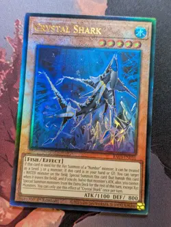 Crystal Shark RA03-EN031 Ultimate Rare 1st Edition YuGiOh TCG Card - Image 1