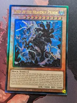 Yugioh Lord of The Heavenly Prison RA03-EN029 Ultimate Rare 1st Ed NM - Image 1