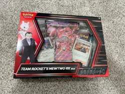 Pokemon TCG Cards Team Rocket's Mewtwo Ex Box New Sealed - Image 1