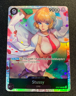 ONE PIECE Card Game 500 Years in the Future - STUSSY SR #OP 07-085 English CCG - Image 1