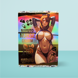 Mei Terumi Nurse Charm Custom Waifu Card Naruto Goddess Anime Collectible Foil - Image 1