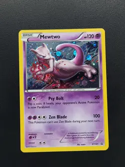 Mewtwo XY101 XY Black Star Promo Holo Pokemon TCG Card LP - Image 1