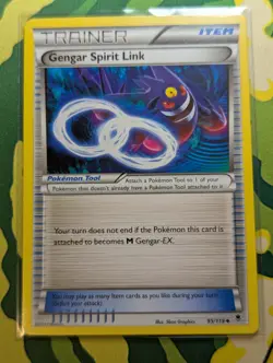 Gengar Spirit Link 95/119 - XY Phantom Forces Pokemon Card - LP - NON FOIL - Image 1